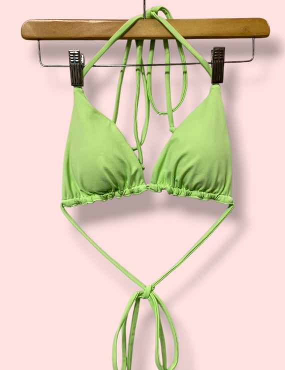 Top Triangular Flexible Ajustable Verde Pixy - Lima