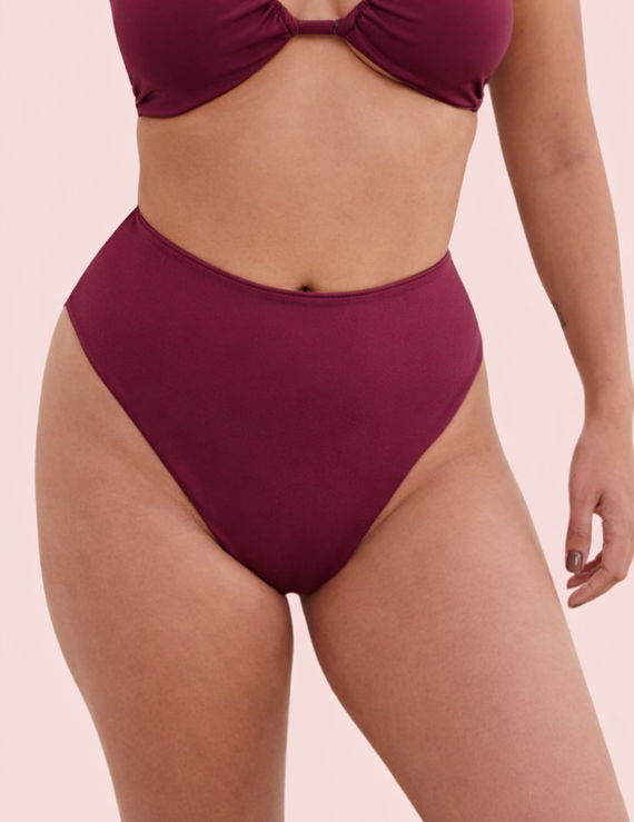 Bottom de talle alto Vino