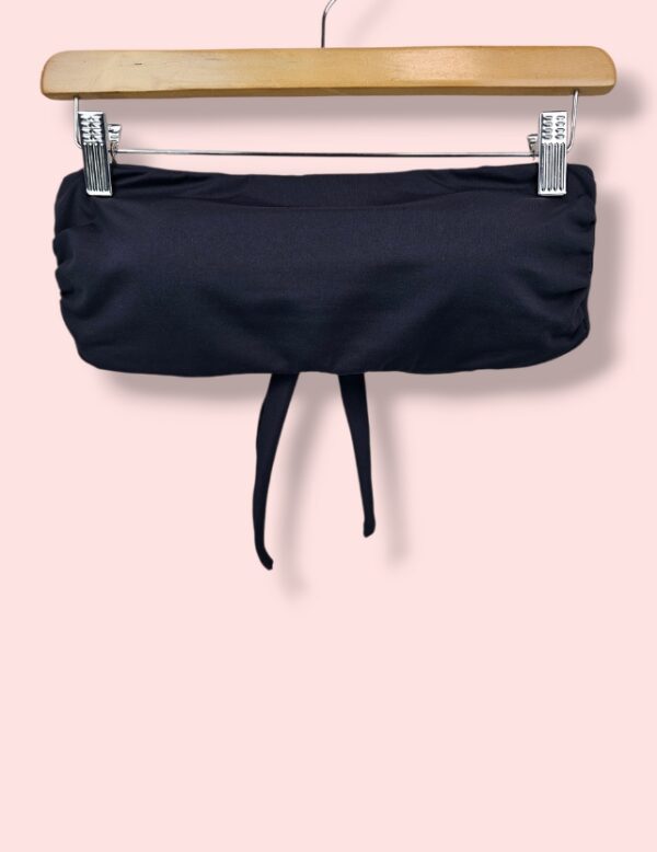 Top Swimwear tipo Bandeau Negro - Lana