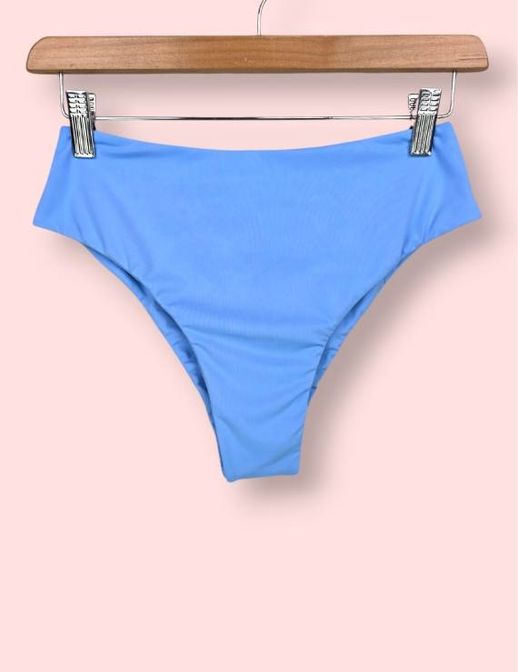 Parte Baja de Traje de Baño Talle Alto Celeste - Gigi