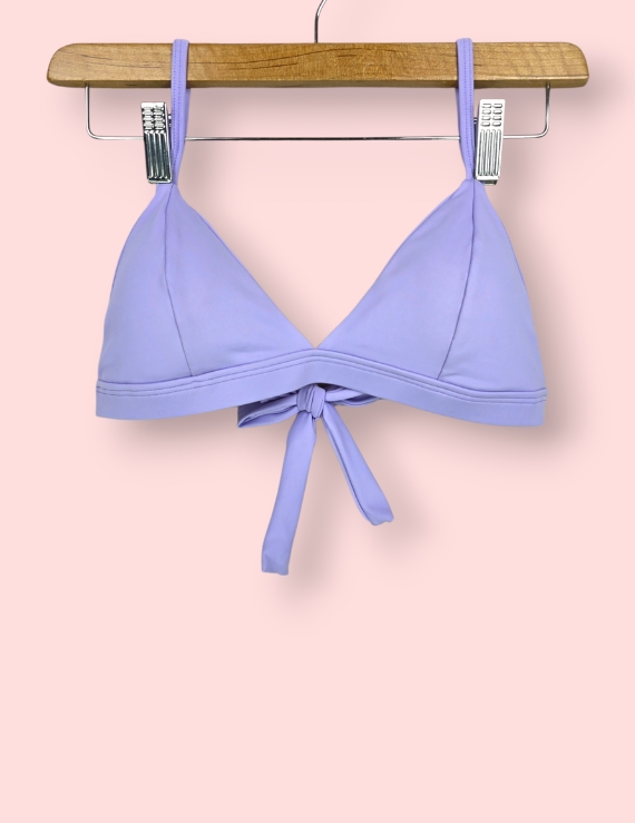 Top de Baño Nola Tipo Bralette Clásico Lavanda - Bralette Nola