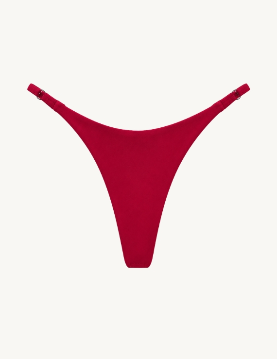 Bottom de Bikini Cobertura Hilo Rojo - Hilo Rita - Imagen 3