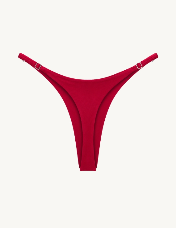 Bottom de Bikini Cobertura Hilo Rojo - Hilo Rita - Imagen 4
