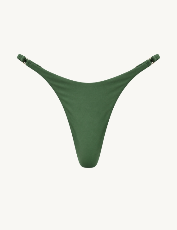 Parte Baja de Bikini Tipo Hilo Verde Cacto - Rita - Imagen 3