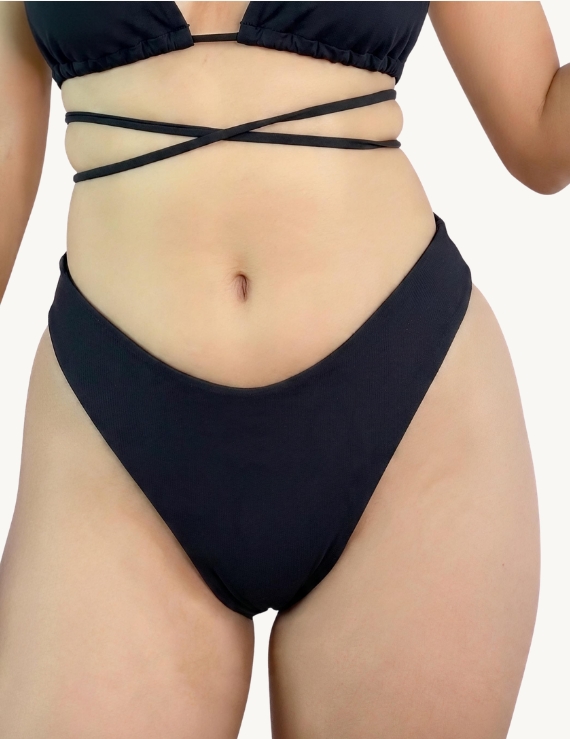 Hilo Semi Alto de Bikini Negro - Hilo Zoe